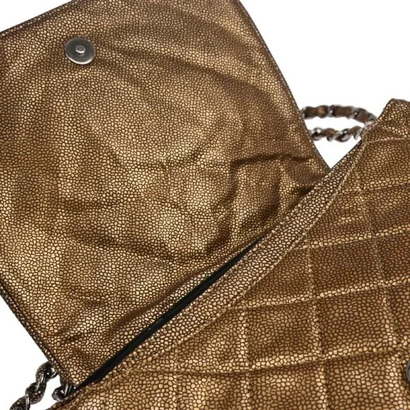 Chanel Brown Calfskin Timeless Accordion Flap Shoulder Bag 117434 - Picture 7 of 10